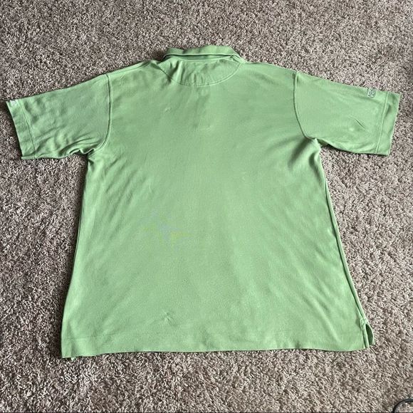 Cutter & Buck Green CB DryTec Short Sleeve Collard Golf Polo;SZ L;Good Condition - Picture 3 of 16